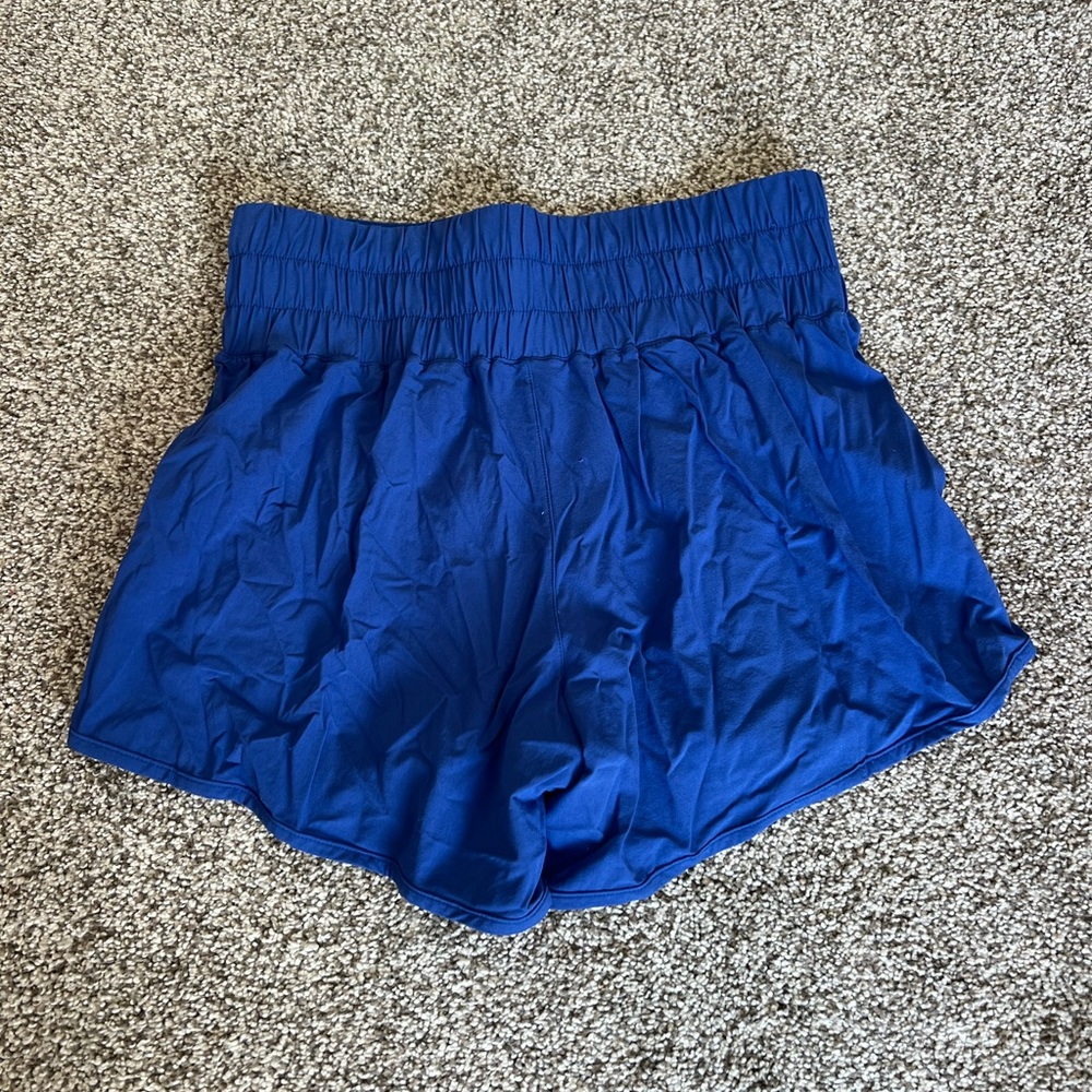 FP Movement workout shorts in blue size small